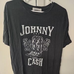 Free People Johnny Cash tee